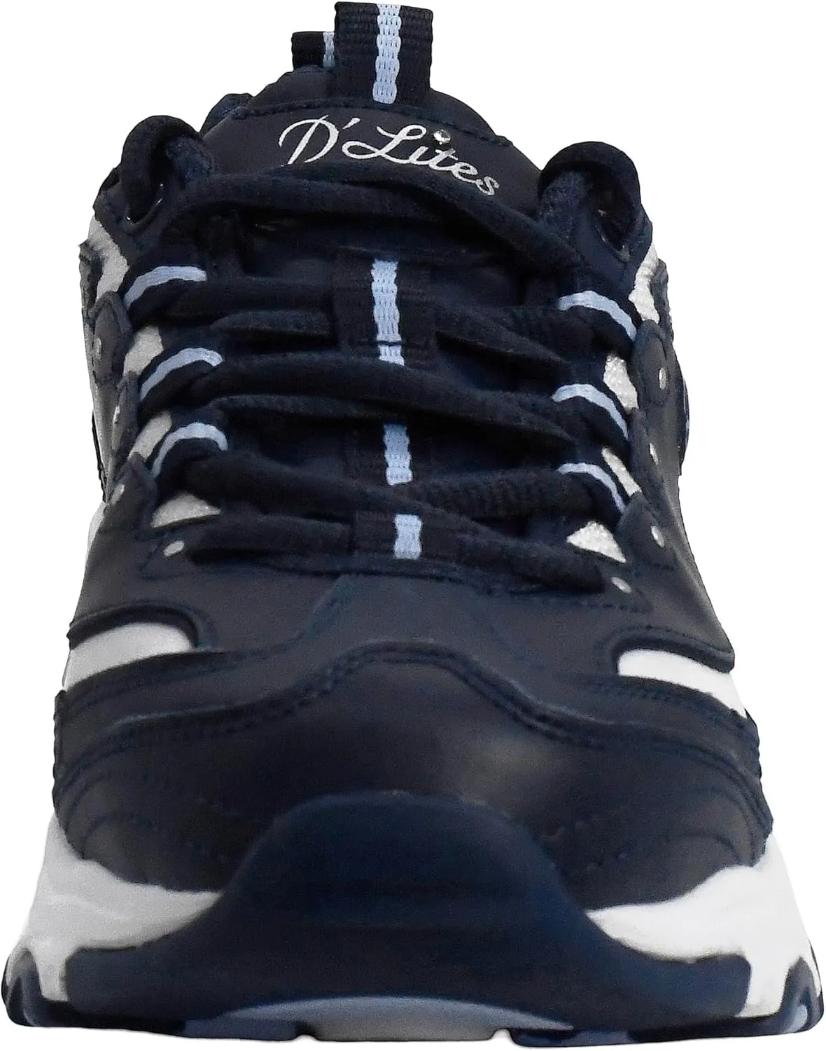 Skechers Women's D'Lites Fresh Start Memory Foam Lace-Up Sneaker