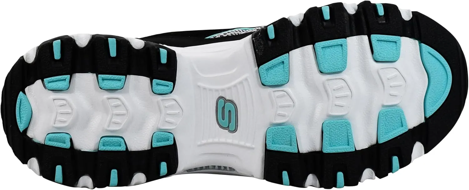 Skechers Women's D'Lites-Life Saver Memory Foam Lace-up Sneaker