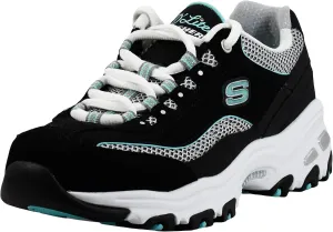 Skechers Women's D'Lites-Life Saver Memory Foam Lace-up Sneaker