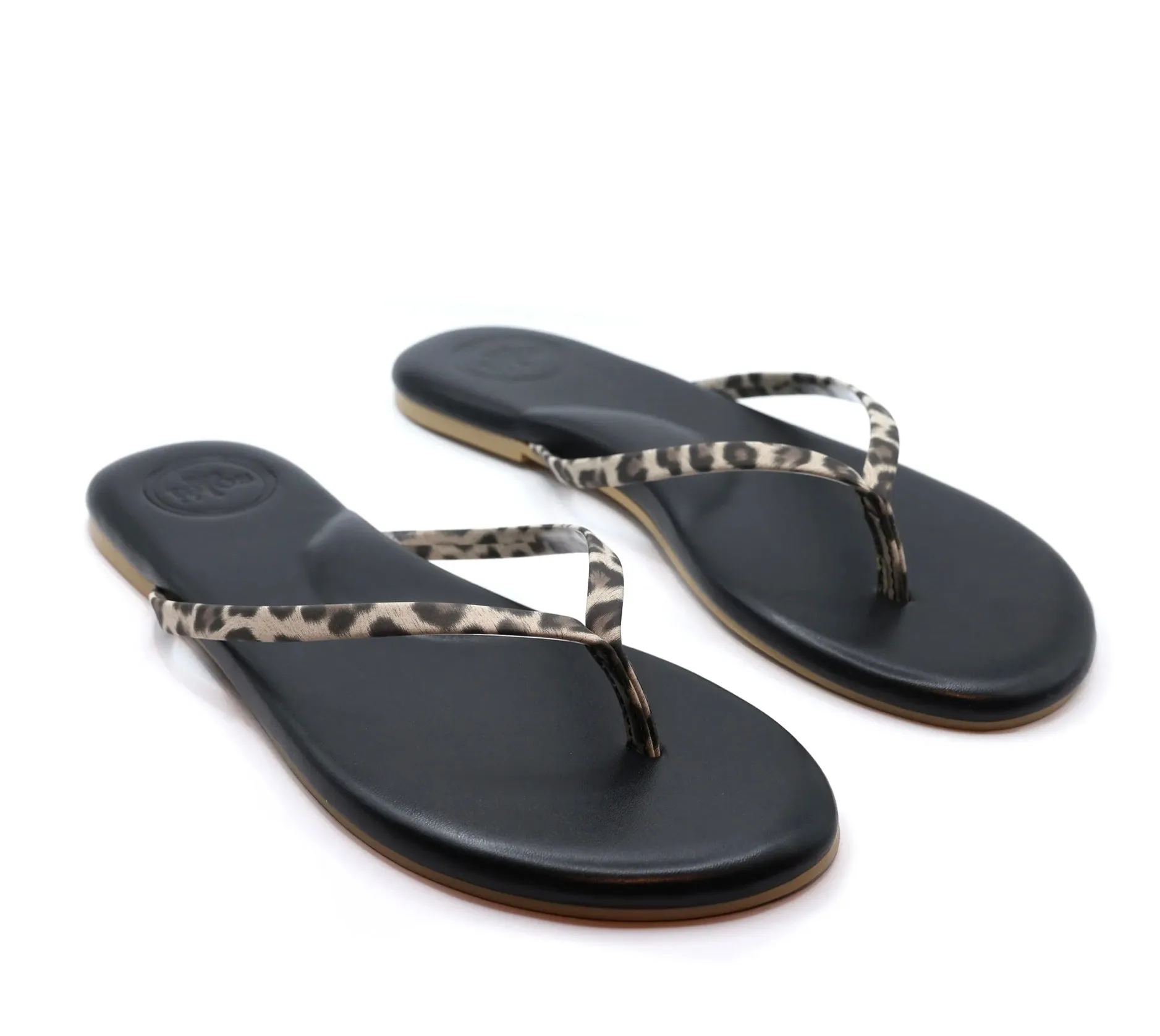Solei Sea Black Indie Leopard Sandals