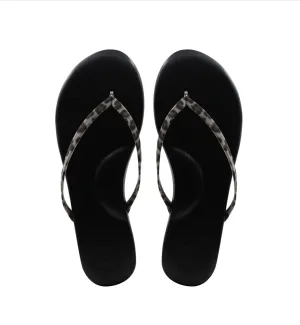 Solei Sea Black Indie Leopard Sandals