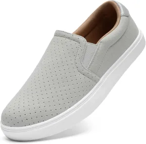 STQ Slip On Shoes for Women Comfort Fall Loafers Soft Business Casual Sneakers