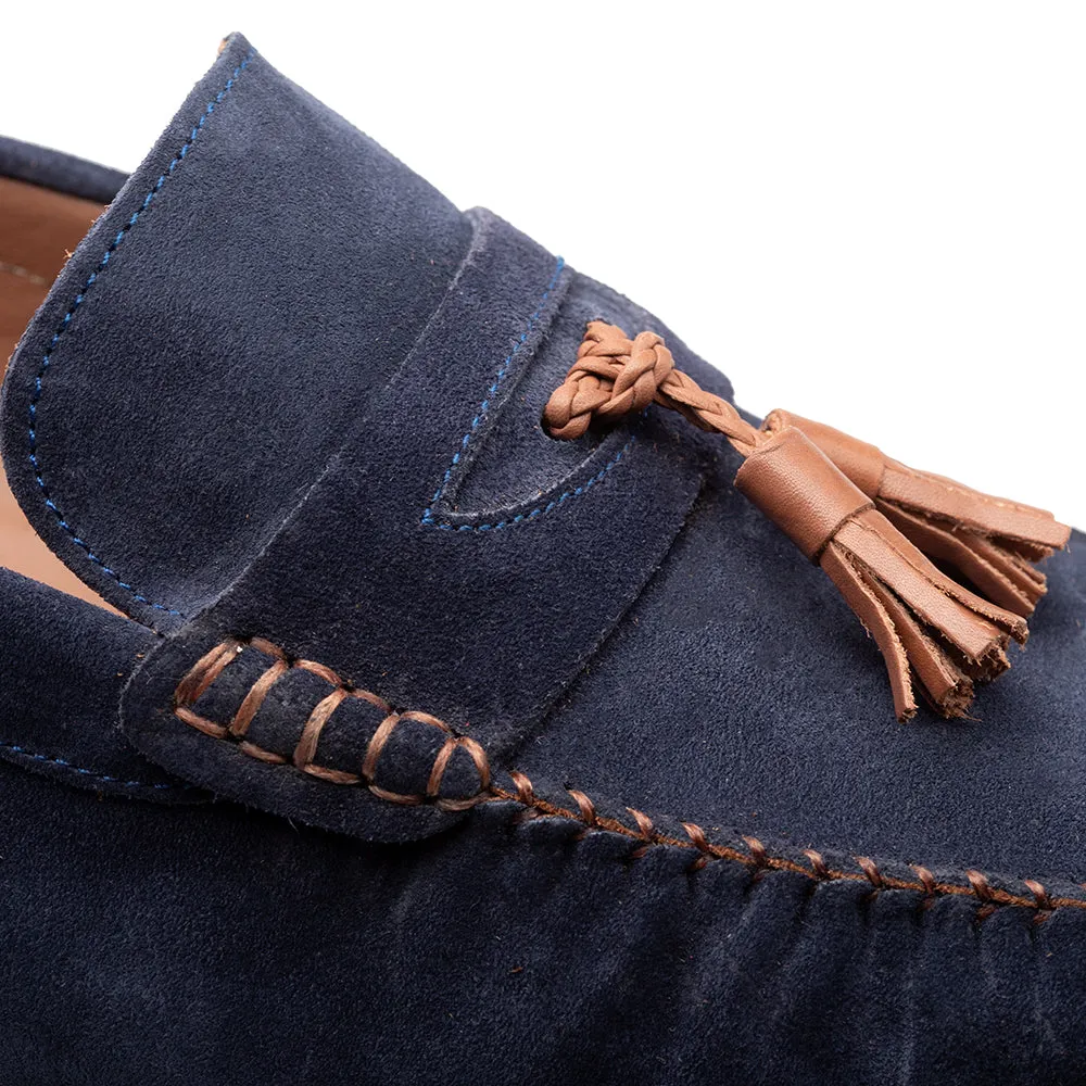 Suede Tassled Moccasin