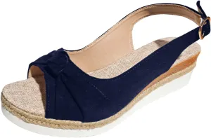 Summer Sandals for Women 2025, Women's Platform Sandals Wedge Ankle Strap Open Toe Sandals Dressy Espadrilles Sandals