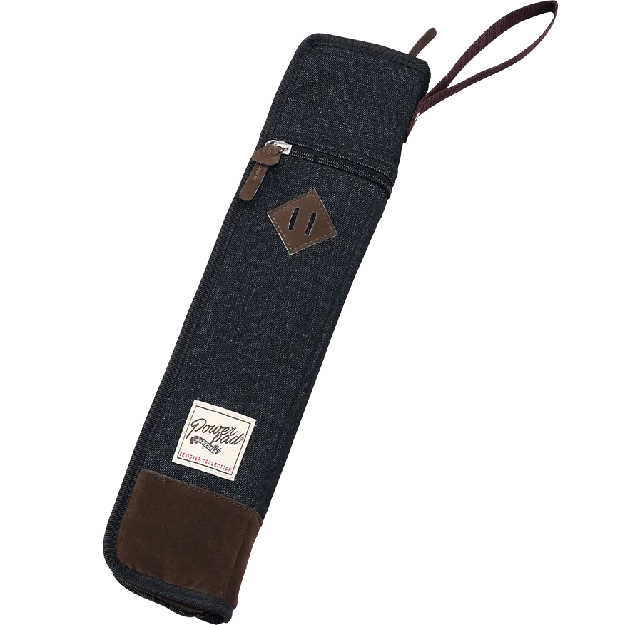 Tama TSB12DBK Powerpad Designer Stick Bag, Small, Black Denim