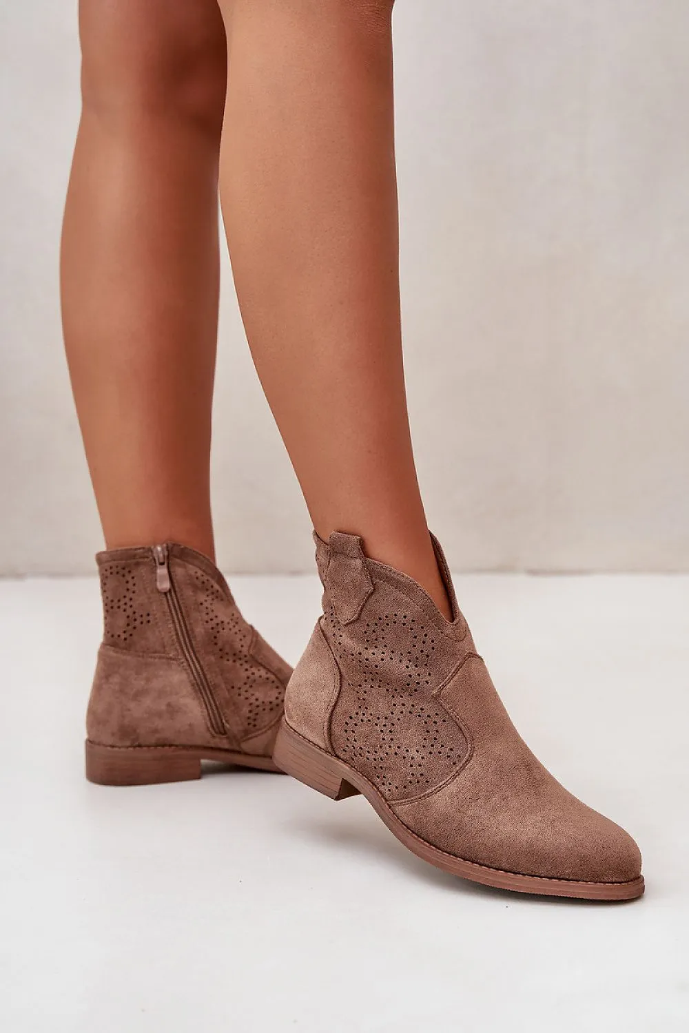 TEEK - Stencil Suede Ankle Boots