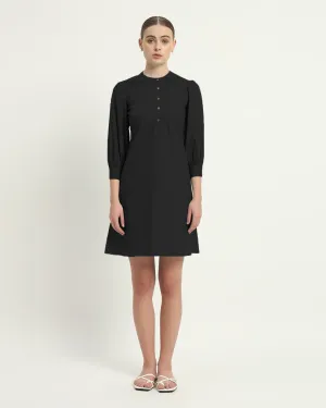 The Roslyn Noir Cotton Dress