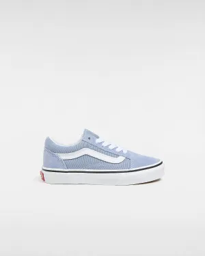 VANS Kids Old Skool Color Theory Trainers - Dusty Blue