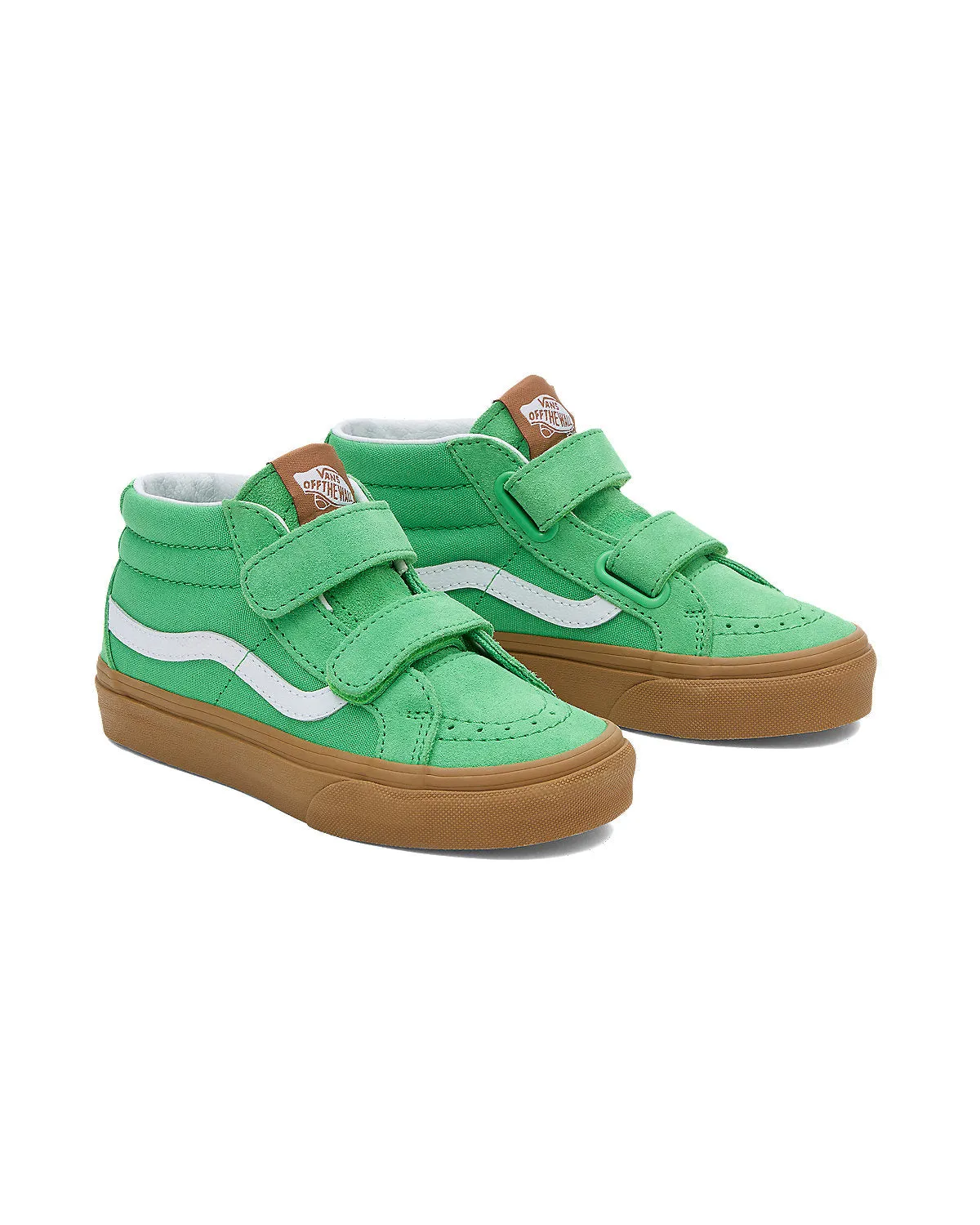 VANS Kids Sk8-Mid Reissue V Trainers - Gum Green