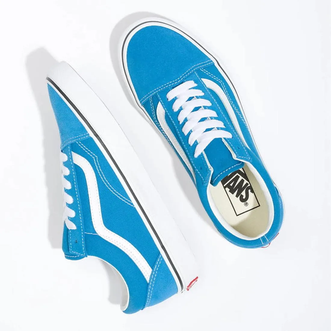 Vans - Old Skool Adults Color Theory Mediterranian Blue CLEARANCE