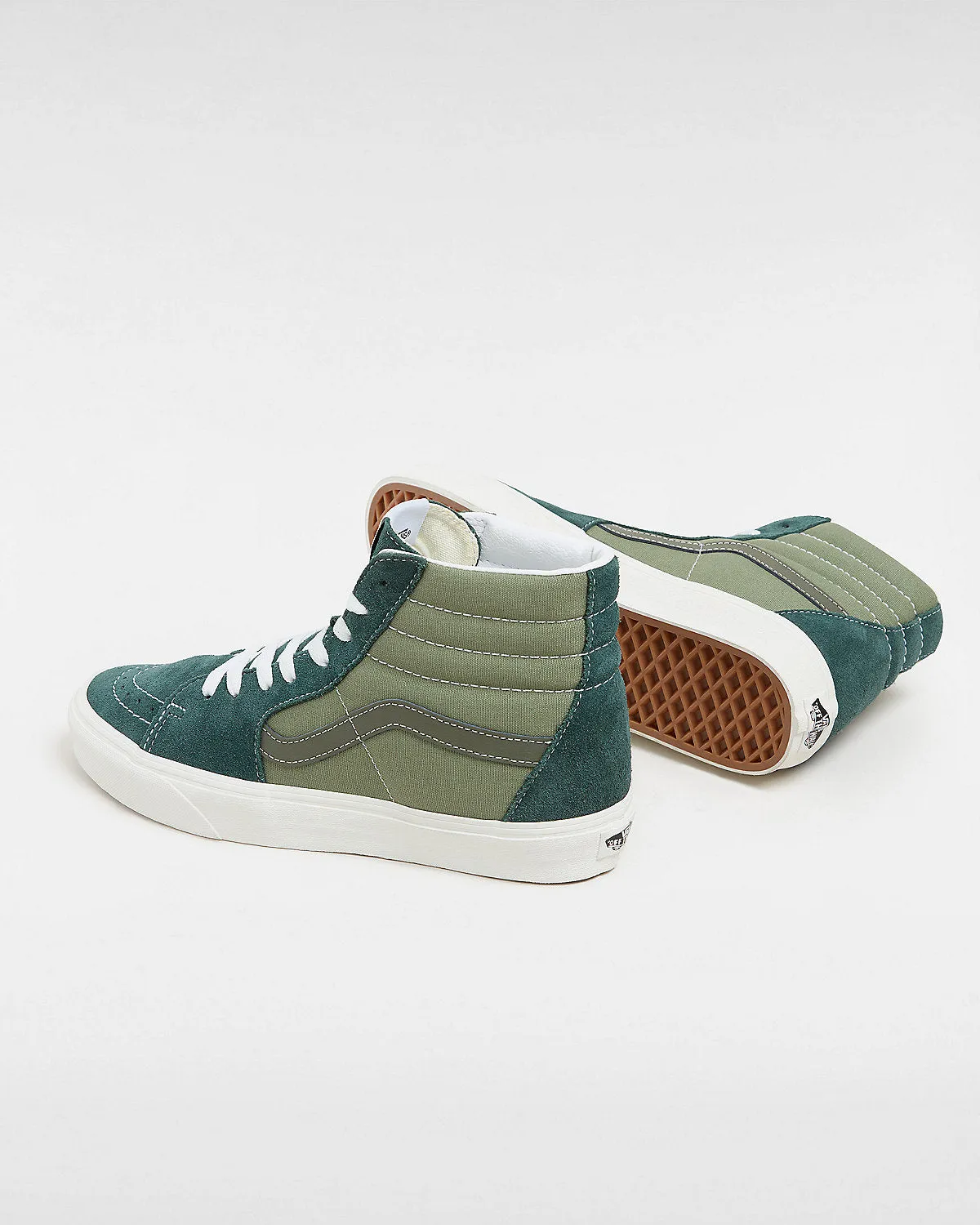 VANS Unisex Sk8-Hi Tri-Tone Trainers - Green