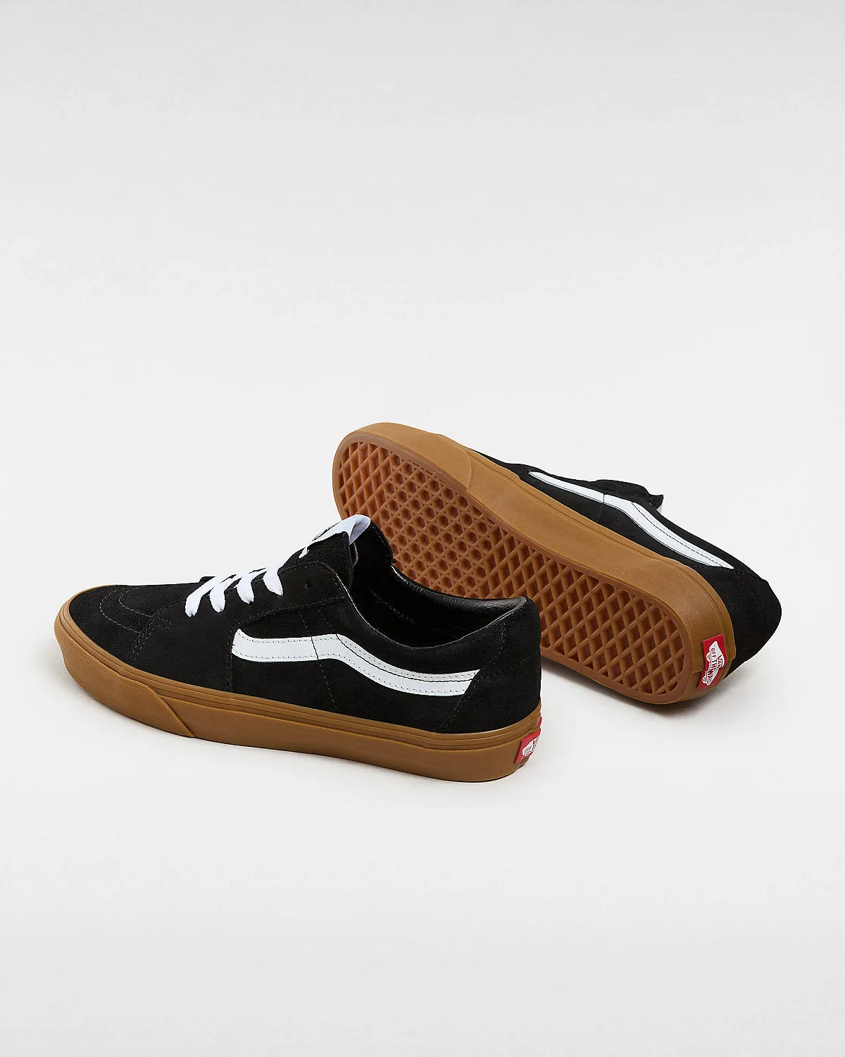 VANS Unisex Sk8-Low Trainers - Black / Gum