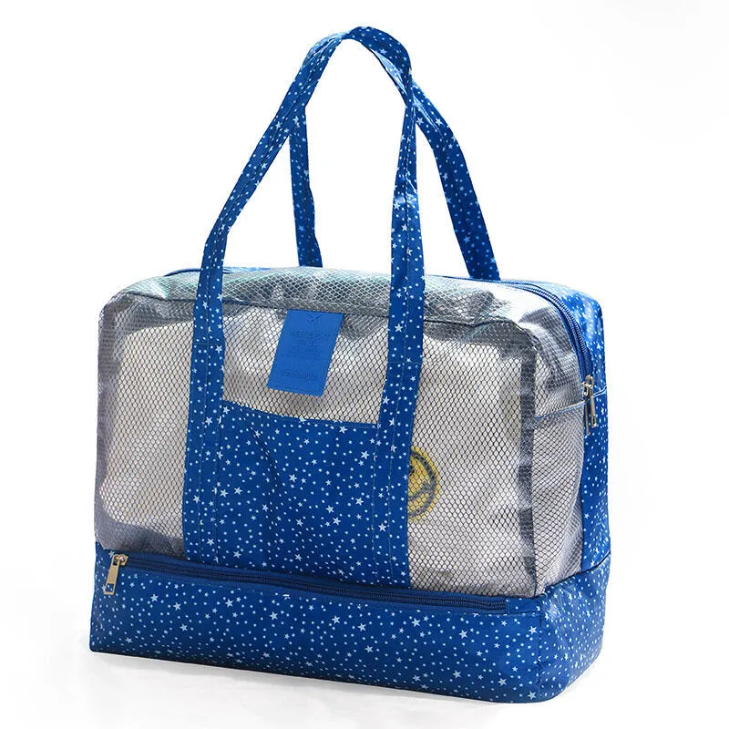 Waterproof Dry Wet Depart Bag - Travel, Swimming, Beach Organizer Tote Storage Bag