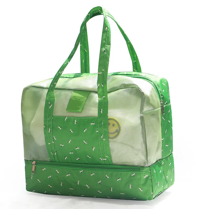 Waterproof Dry Wet Depart Bag - Travel, Swimming, Beach Organizer Tote Storage Bag