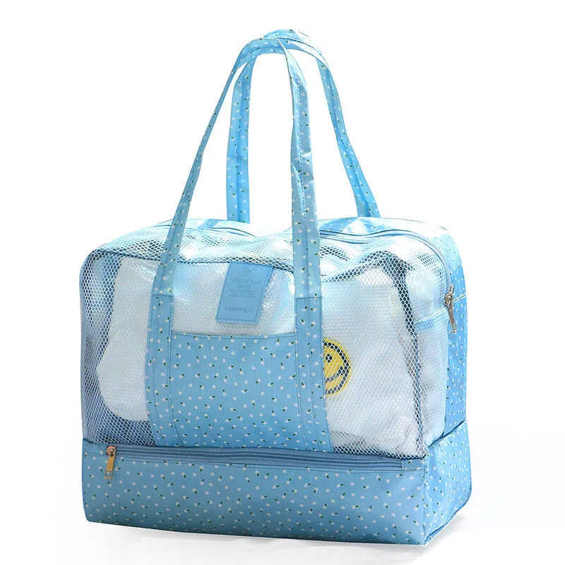 Waterproof Dry Wet Depart Bag - Travel, Swimming, Beach Organizer Tote Storage Bag