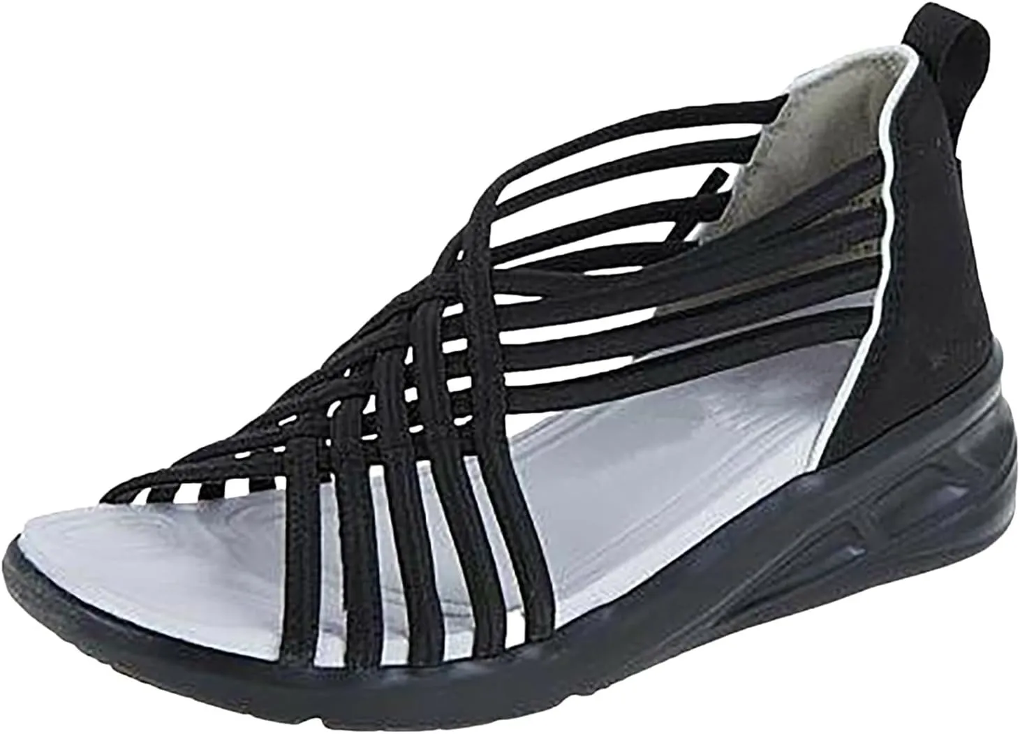 Wedge Sandals for Women Open Toe Casual Summer Roman High Heel Breathable Beach Sandals Orthopedic Sandals Shoes