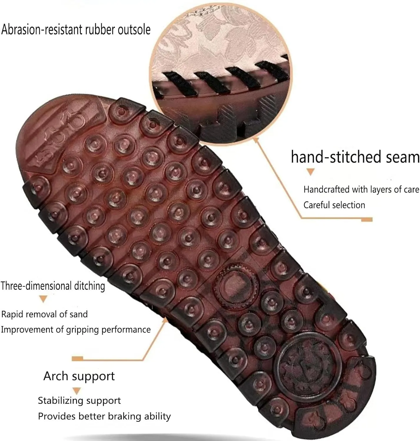 Women's Fashion Embroidery Hand-Stitched Soft Bottom Flat Loafers Comfortable Non-Slip Soft Casual Walking Shoes Orthopedic 4D Pain Relief Casual Shoes