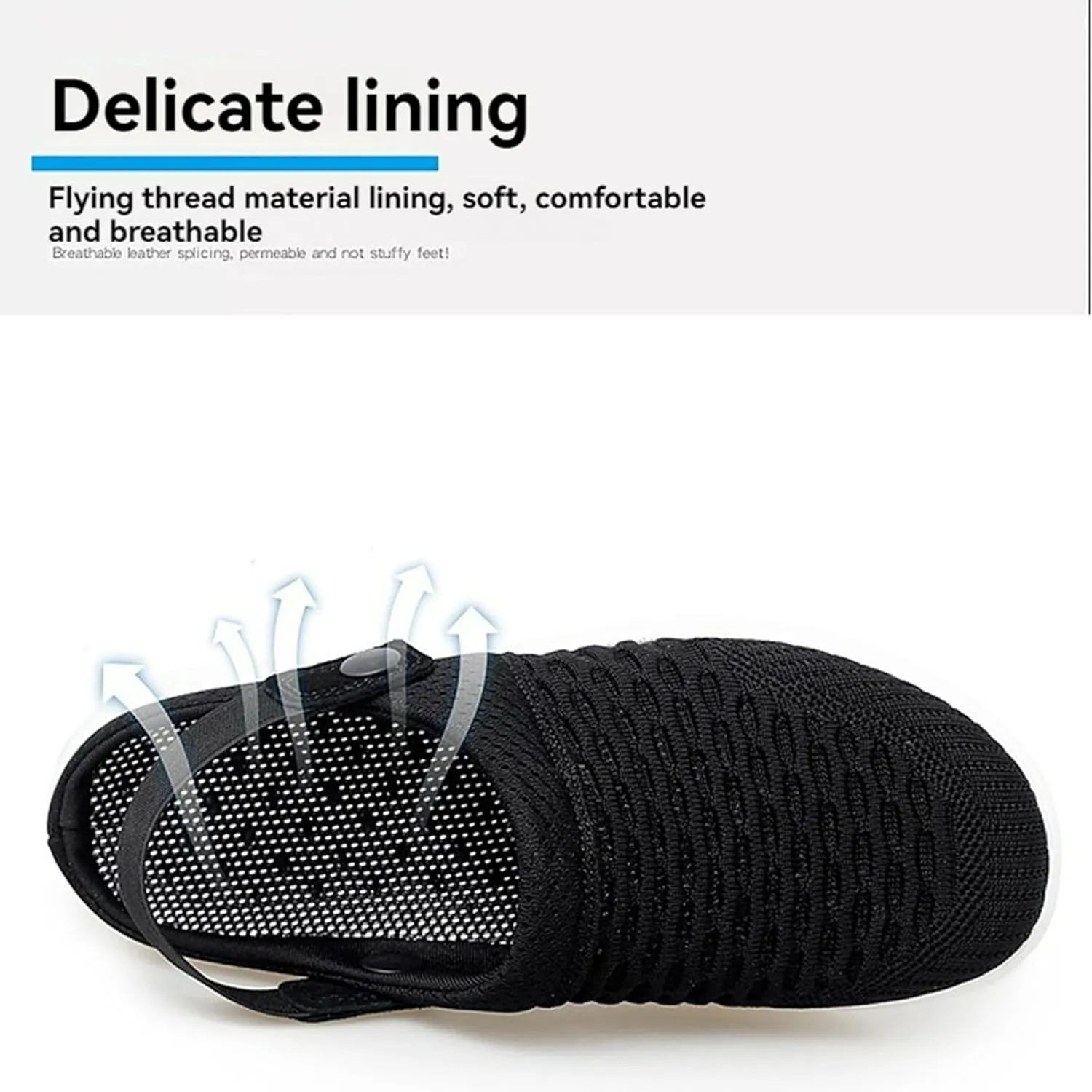Womens Garden Clogs Shoes Mesh Breathable Quick Drying Sandals Slippers Beach Footwear Summer Casual Slip On Lightweight Walking
