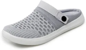 Womens Garden Clogs Shoes Mesh Breathable Quick Drying Sandals Slippers Beach Footwear Summer Casual Slip On Lightweight Walking