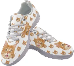 Womens Running Shoes Breathable Tennis Shoes Mesh Walking Sneakers