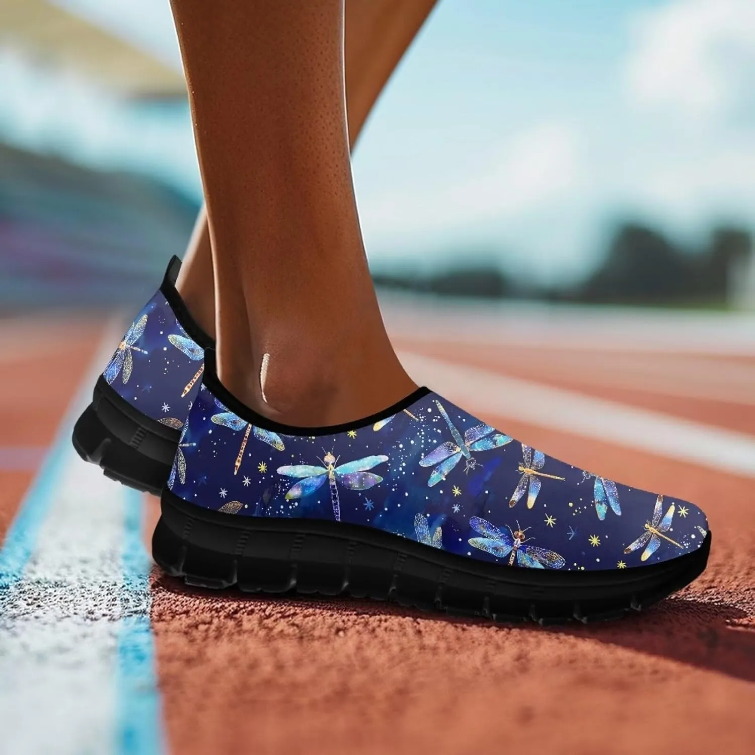 Women's Sneakers Breathable Lightweight Non Slip Walking Running Shoes Indoor Outdoor Gym Sneakers