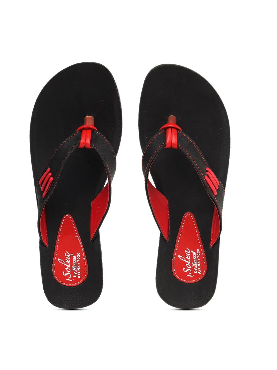 Women's Solea Red Flip-Flops
