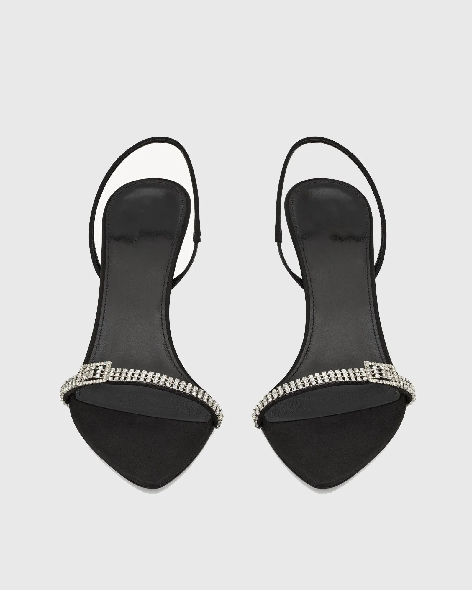 Yassah Rhinestone Slingback Sandals