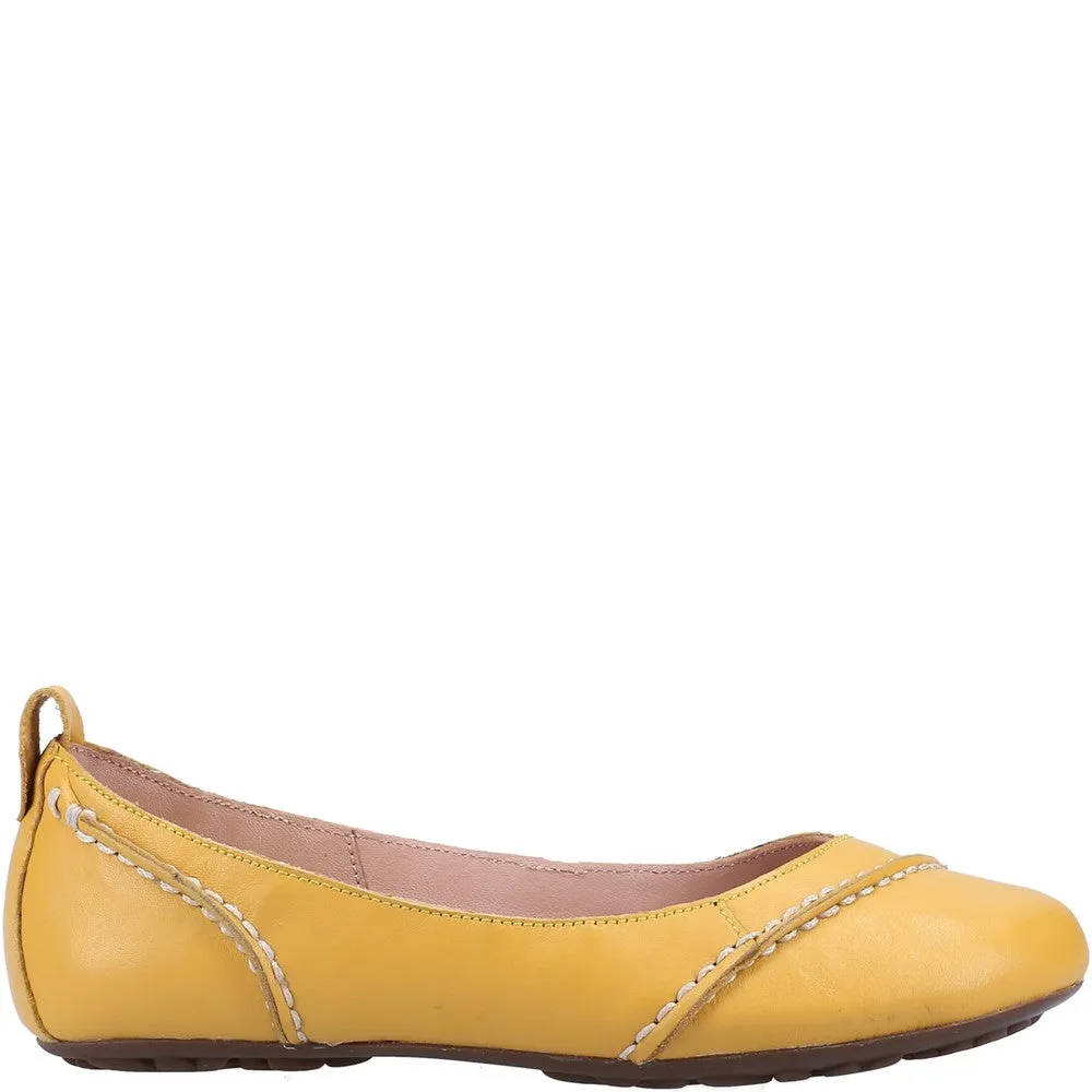 Yellow Janessa Ballerinas