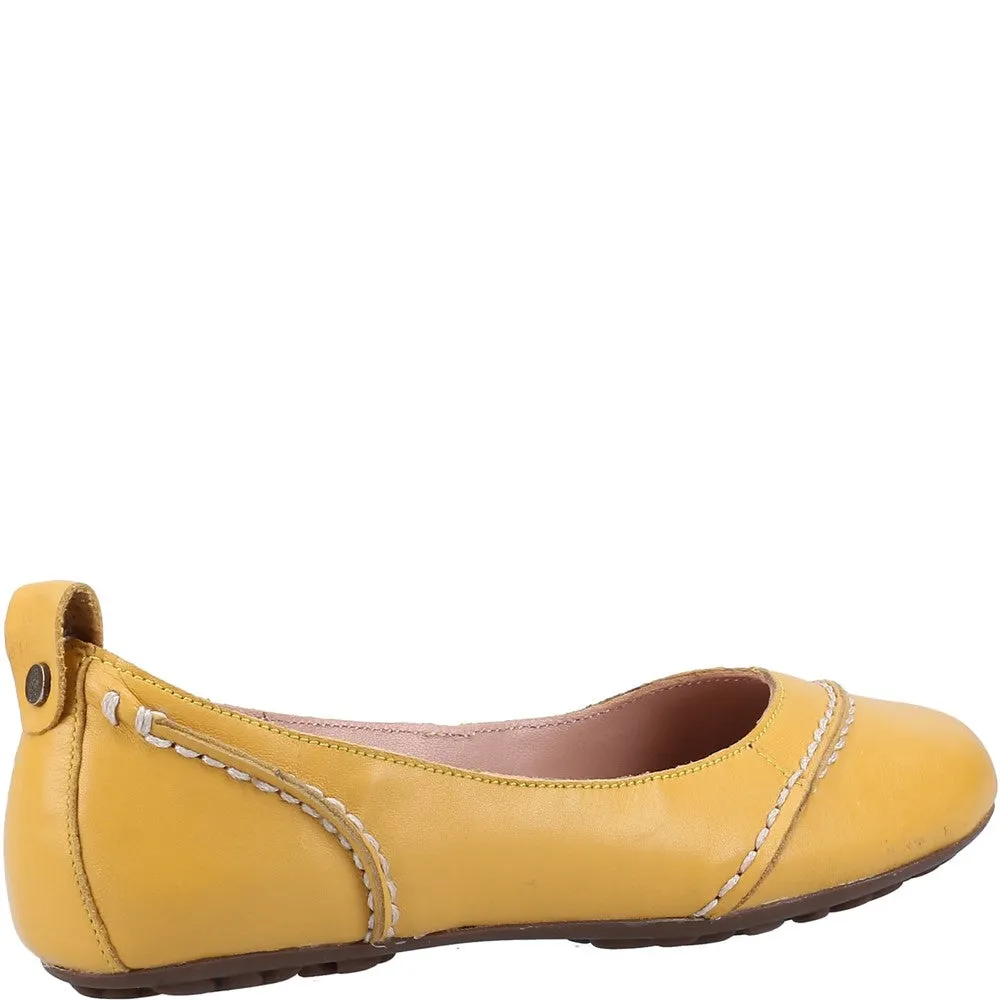 Yellow Janessa Ballerinas